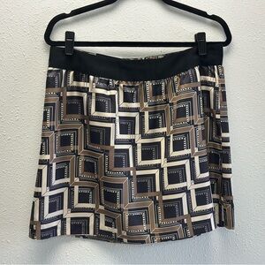 Banana Republic Geometric Mini Skirt NWT
